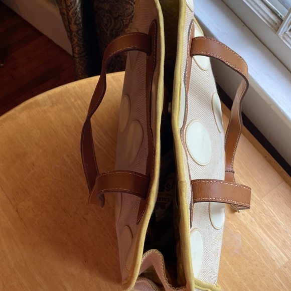 Fossil tote, 14x13x5”, canvas in pre-owned good condition with light spots - Picture 10 of 17